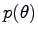 $p(\theta)$